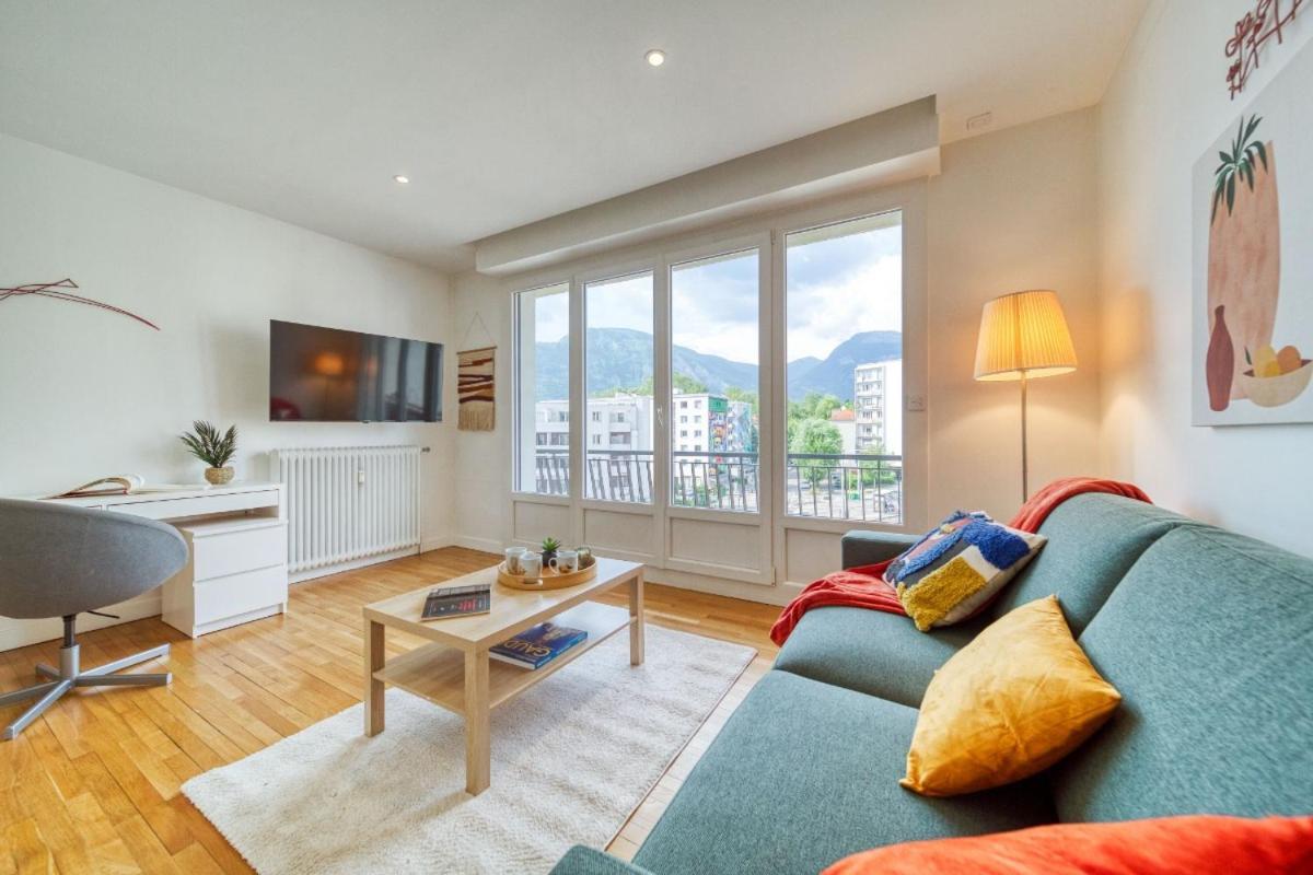 Le Joli Stade, Appartement Avec Magnifique Vue, Grenoble, Rhone Alpes Zewnętrze zdjęcie